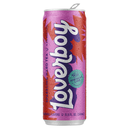 Loverboy Hibiscus Lime Sparkling Hard Tea 6pk 12oz Can 4.2% ABV