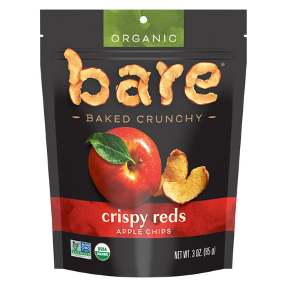 Bare Organic Apple Chips Fuji & Reds, 3 oz