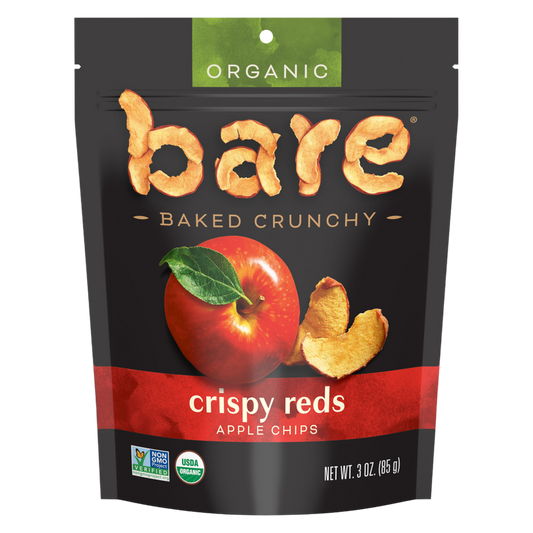 Bare Organic Apple Chips Fuji & Reds, 3 oz