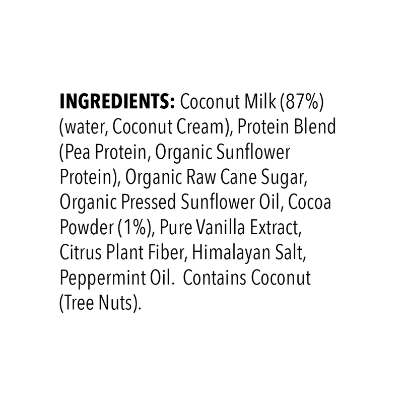 Grounded Mint Chocolate 20g Protein Shake Non-Dairy 16.6oz Ctn