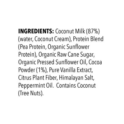 Grounded Mint Chocolate 20g Protein Shake Non-Dairy 16.6oz Ctn