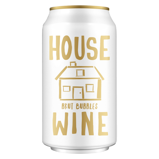 House Wine Brut Bubbles 355ml Can 12% ABV