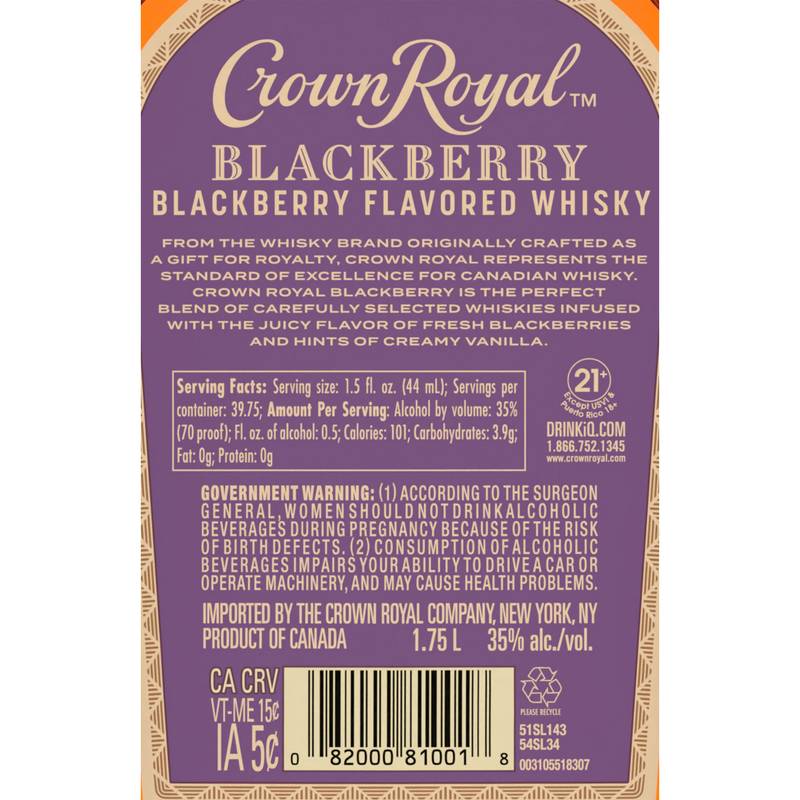Crown Royal Blackberry 1.75L