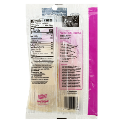 Essential Everyday Sliced Swiss Cheese 7oz