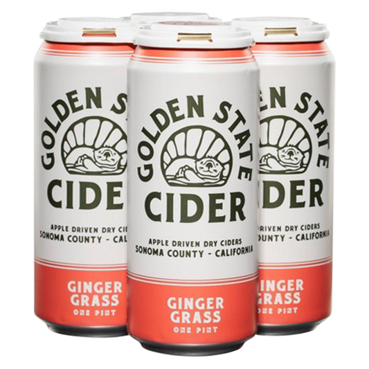 Golden State Cider Gingergrass 4pk 16oz Can