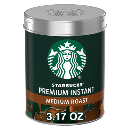 Starbucks Premium Instant Medium Roast 3.17oz Can