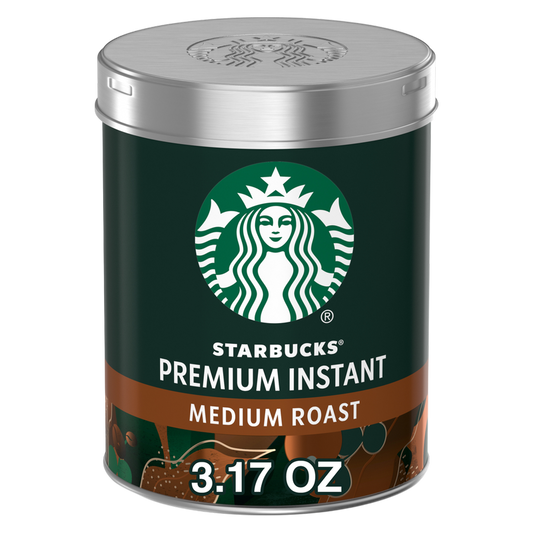 Starbucks Premium Instant Medium Roast 3.17oz Can