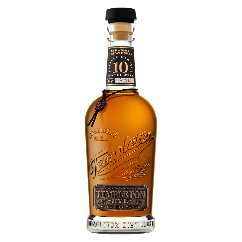 Templeton Rye Whiskey 10 Yr 750ml