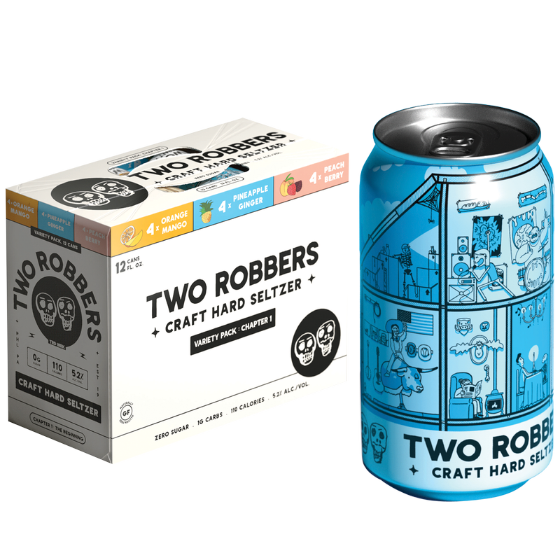 Two Robbers Variety Seltzer - Chapter 1 12pk 12oz Can 5.2% ABV