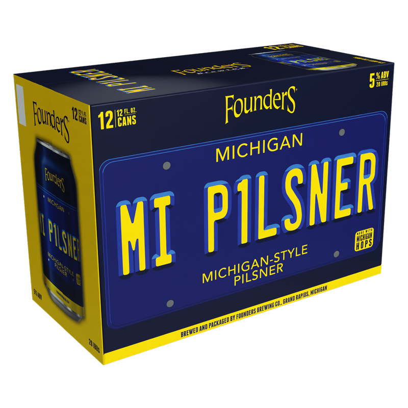 Founders Michigan Pilsner 12pk 12oz Can
