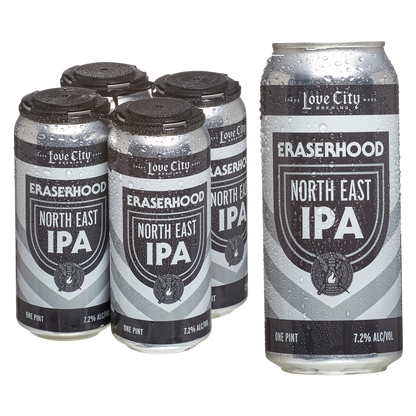 Love City Eraserhood North East IPA 4pk 16oz Can 7.2% ABV