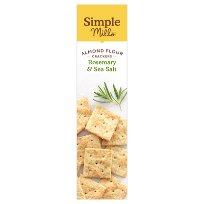 Simple Mills Rosemary & Sea Salt Almond Flour Crackers 4.25oz