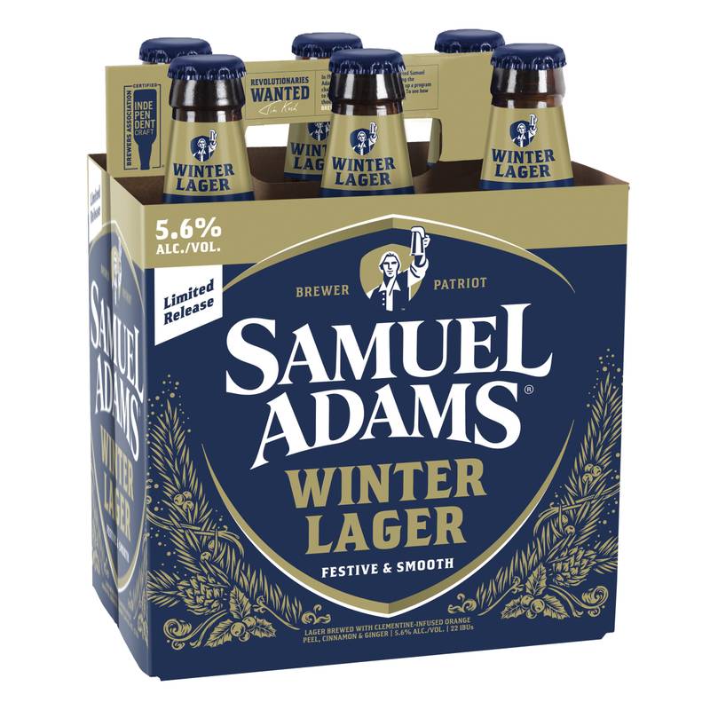 Sam Adams Winter Lager 6pk 12oz Bottle 4.5% ABV