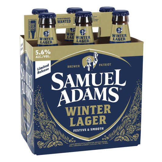 Sam Adams Winter Lager 6pk 12oz Bottle 4.5% ABV