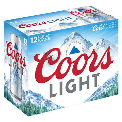Coors Light 12pk 12oz Can 4.2% ABV