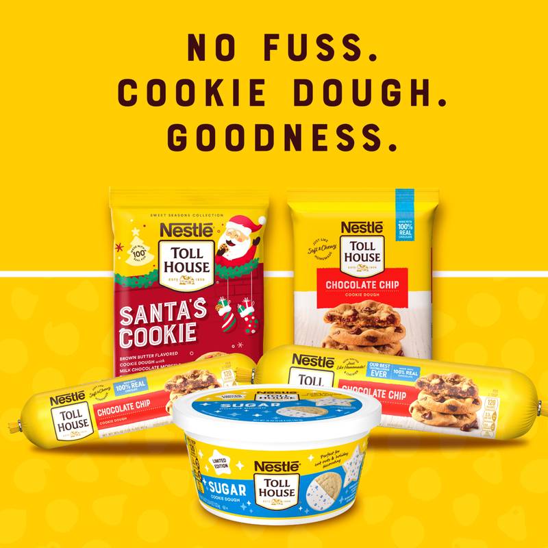 Nestle Toll House Santa's Cookie Dough - 20ct/14oz