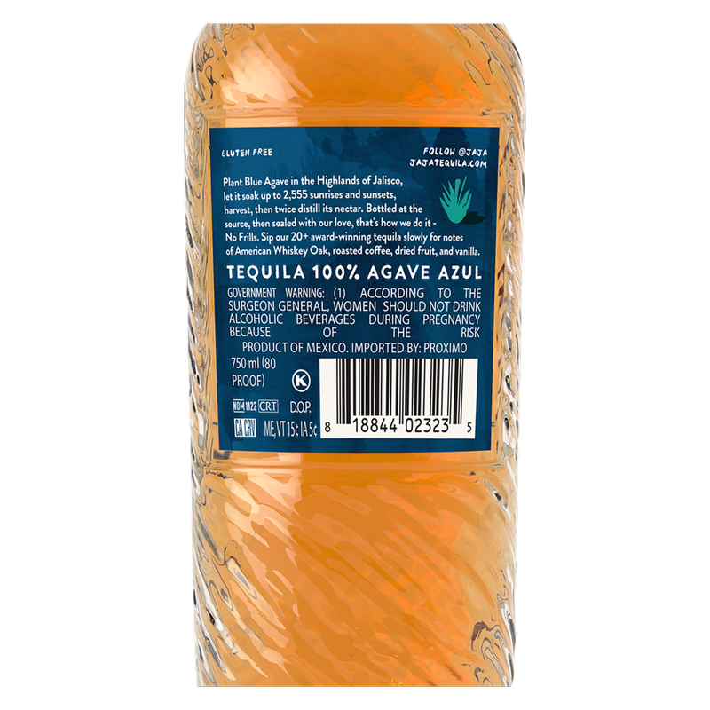 JAJA Tequila Añejo 750ml (80 Proof)