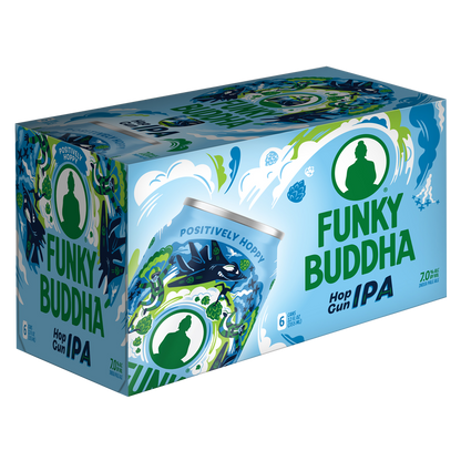 Funky Buddha Hop Gun IPA 6pk 12oz Can 7.0% ABV