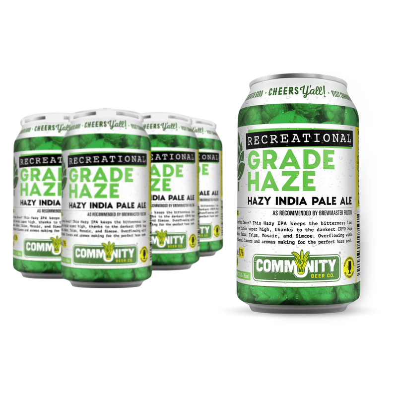 Community Rec Grade Haze IPA 6pk 12oz Can 7.7% ABV
