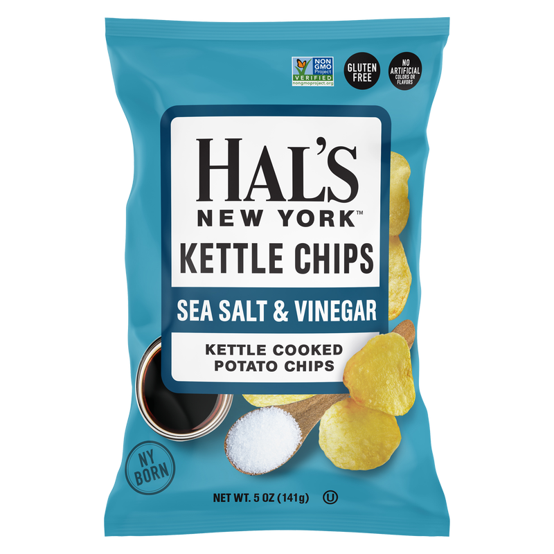Hal's New York Sea Salt & Vinegar Chips 5oz