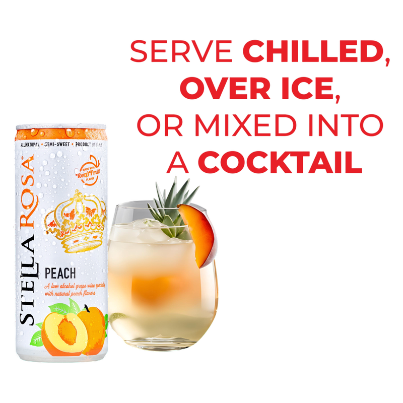 Stella Rosa Peach Semi-Sweet White Wine 2Pk/250 ml