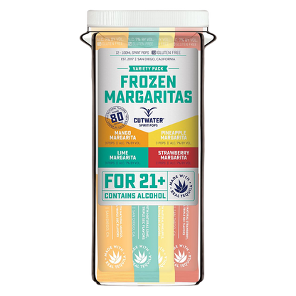 Cutwater Frozen Margarita Pops 12pk 100ml