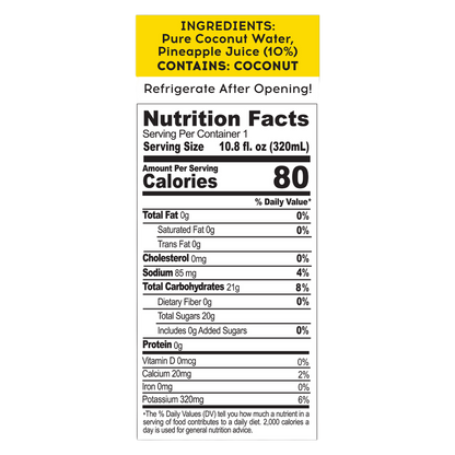 100 Coconuts Pure Pineapple 11oz Can