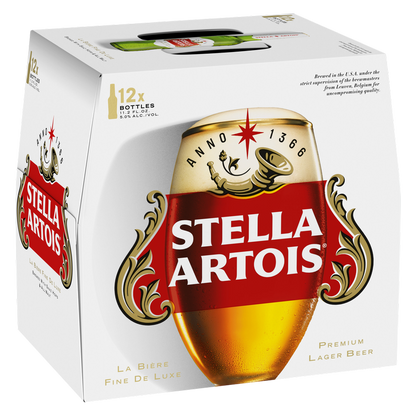Stella Artois 12pk 11.2oz Btl 5.0% ABV