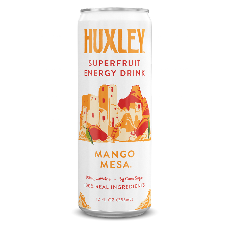 Huxley Mango Mesa Superfruit Energy Drink 12oz Can