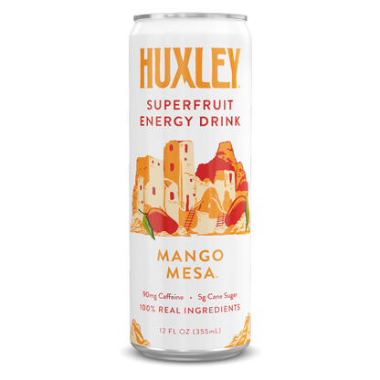 Huxley Mango Mesa Superfruit Energy Drink 12oz Can