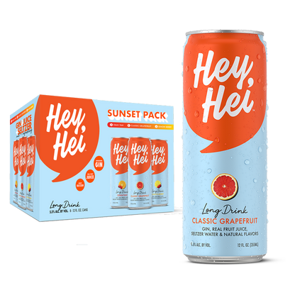 Hey, Hei Seltzer Sunset Variety 8pk 12oz Can 5.5% ABV