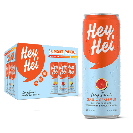 Hey, Hei Seltzer Sunset Variety 8pk 12oz Can 5.5% ABV
