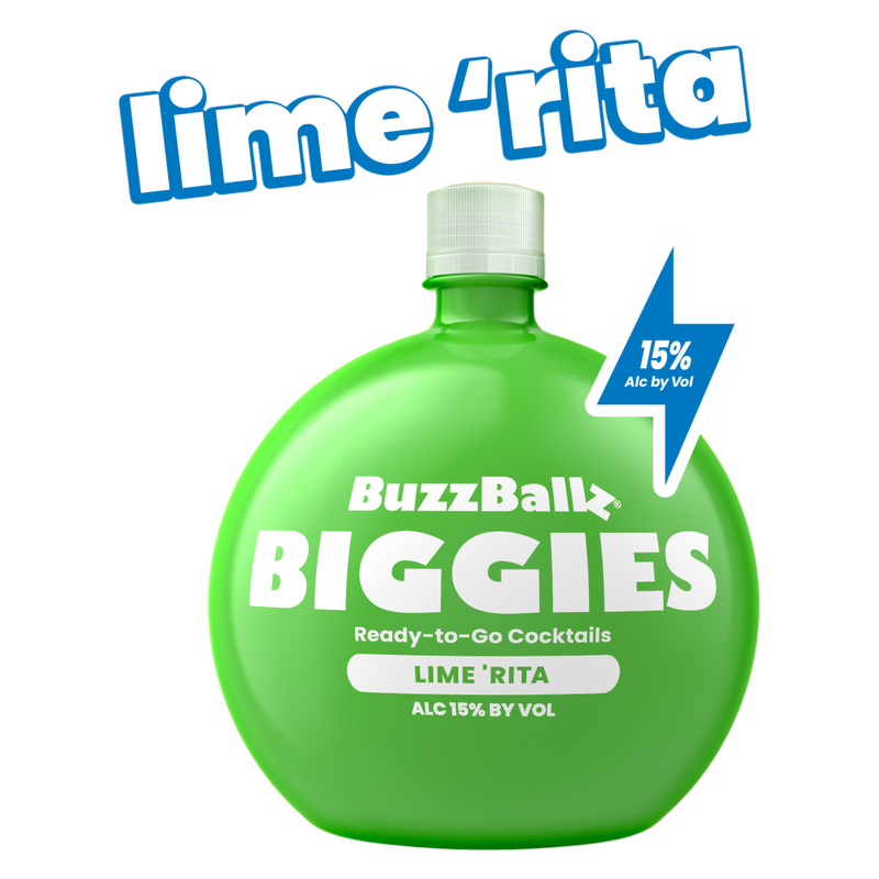 Buzzballz Biggies Chillers Lime 'Rita 1.5L 15% ABV