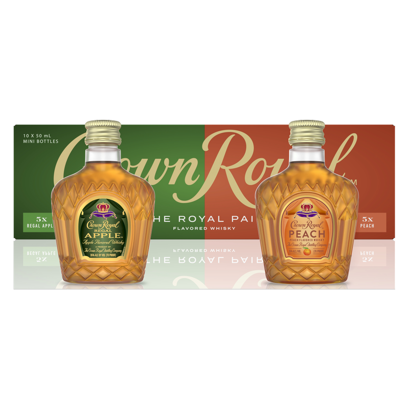 Crown Royal Regal Apple & Peach Flavored Whisky 50ml 10pk