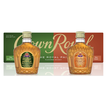 Crown Royal Regal Apple & Peach Flavored Whisky 50ml 10pk