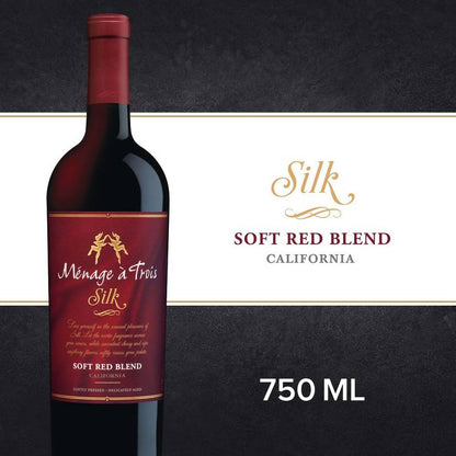 Menage a Trois Silk Soft Red Blend 750ml 13.6% ABV