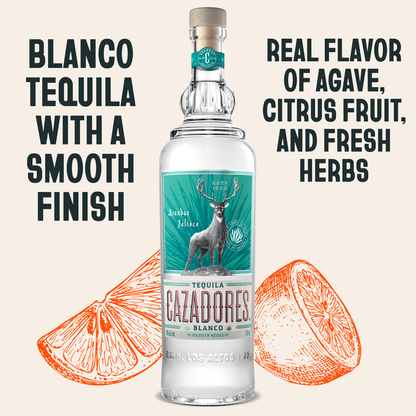 Cazadores Blanco Tequila 750ml (80 Proof)