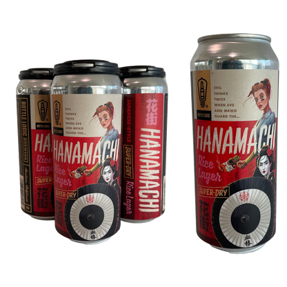 Bottle Logic Brewing Hanamachi Rice Lager 4pk 16oz Can