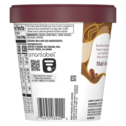 Haagen-Dazs Coffee Ice Cream, 14oz.