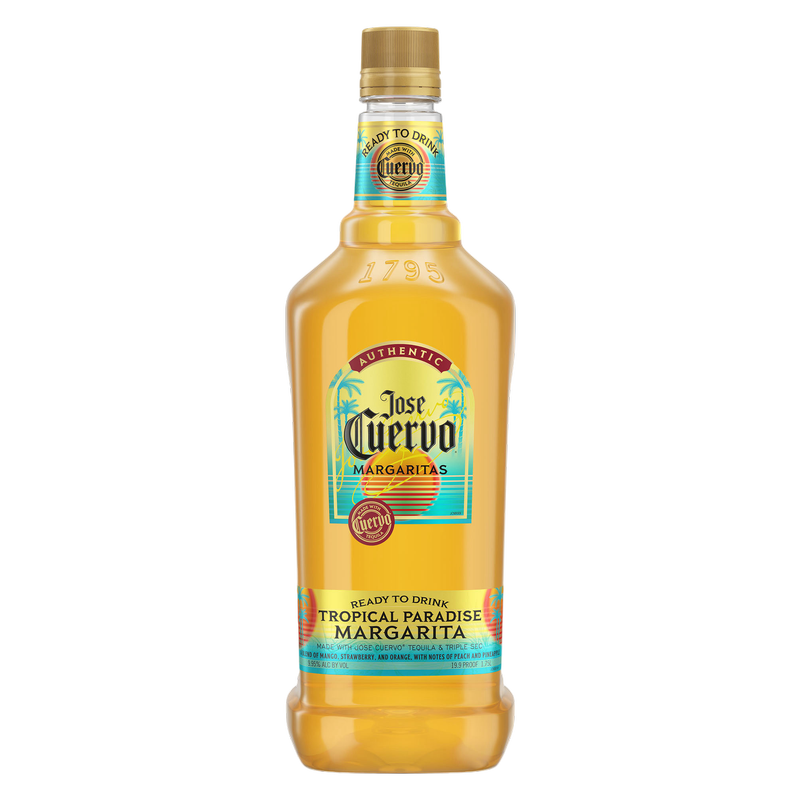 Jose Cuervo Authentic Margarita Tropical Paradise Ready to Drink Cocktail 1.75L 9.95% ABV