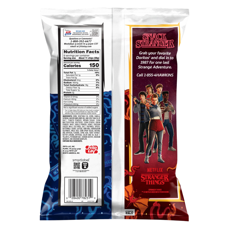 Doritos Collisions Tortilla Chips Stranger Pizza & Cool Ranch 9oz