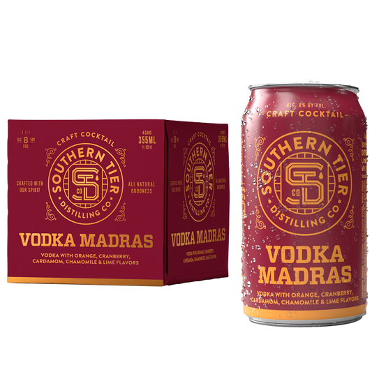 Southern Tier Distilling Vodka Madras 4pk 12oz Cans 8.0% ABV