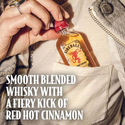 Fireball Hot Cinnamon Blended Whisky 50ml (66 Proof)