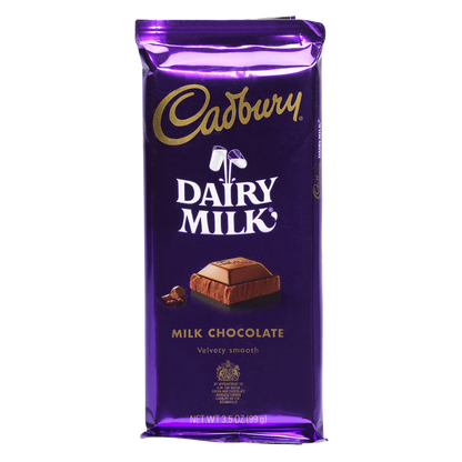 Cadbury Dairy Milk Chocolate Bar, 3.5oz