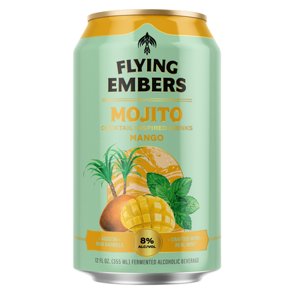 Flying Embers Organic Mojito Variety Pack 6pk 12oz Can 8% ABV