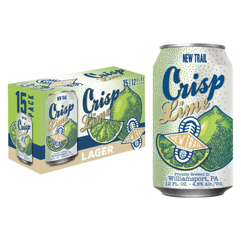 New Trail Crisp Lime Lager 15pk 12oz Can