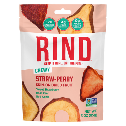 Rind Straw-Peary Skin-On Chewy Dried Fruit Blend 3oz