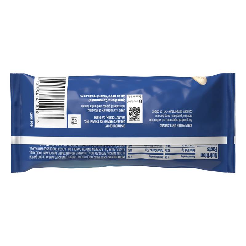 Oreo Frozen Dairy Dessert Bar 1ct