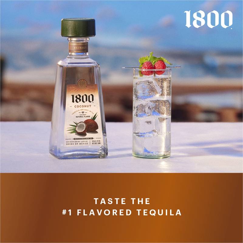 1800 Tequila Coconut 1L (70 Proof)