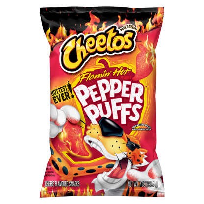 Cheetos Flamin' Hot Pepper Puffs 7oz